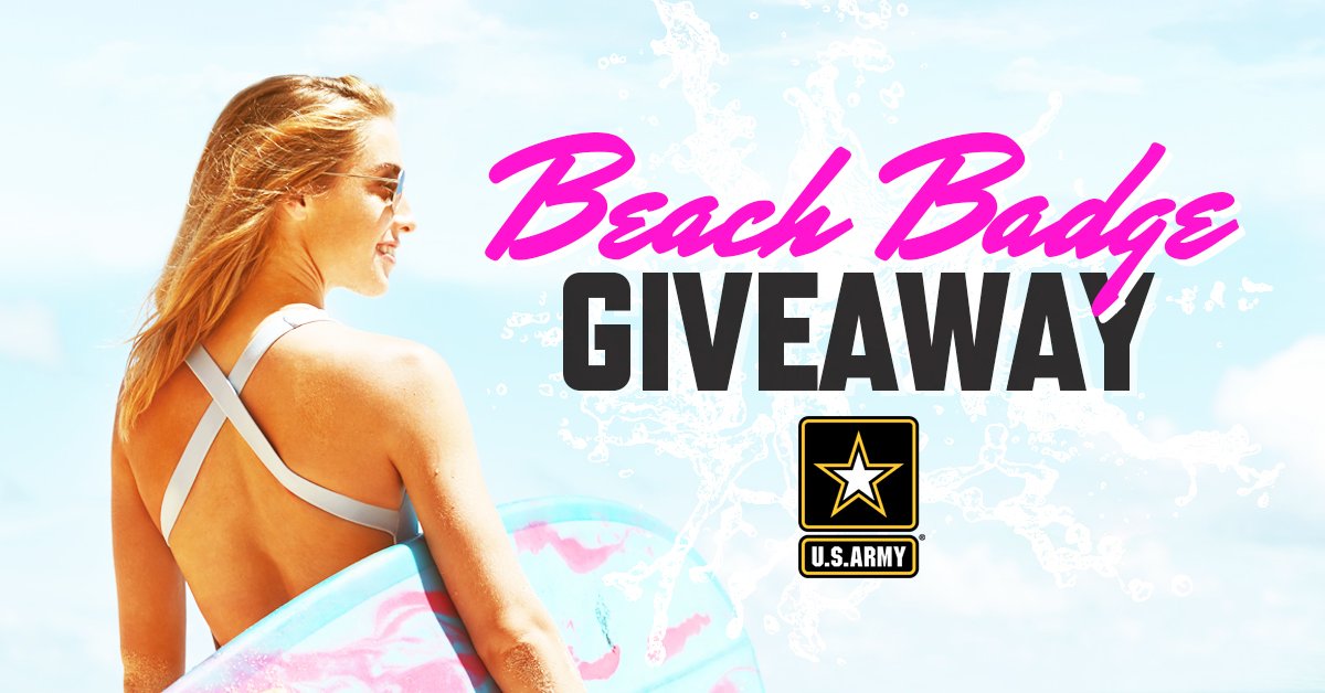 ‘Beach Badge Giveaway’ powered by U.S. Army Mid-Atlantic Recruiting