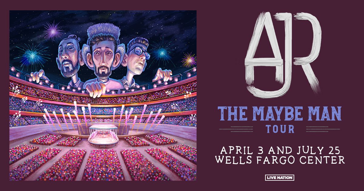 AJR at the Wells Fargo Center in Philadelphia – April 3rd!